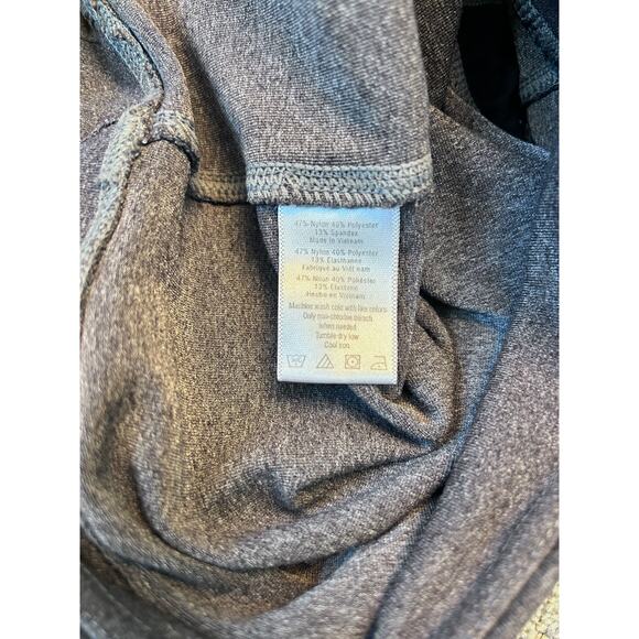 Alo Charcoal Gray Zip Ankle 7/8 Mid Rise Leggings Size XS Excellent Condition - Picture 11 of 12